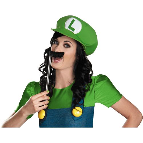  할로윈 용품Disguise Womens Nintendo Super Mario Bros.Luigi Female Deluxe Costume