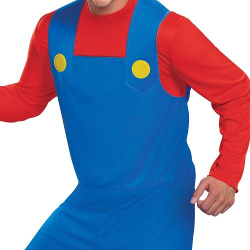  할로윈 용품Disguise Super Mario Classic Mario Costume for Adults