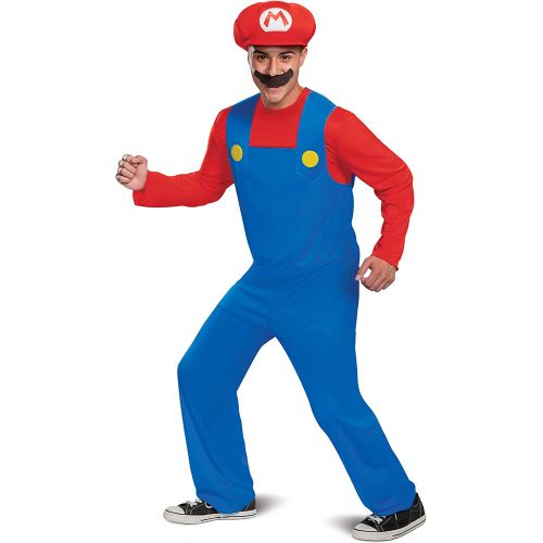  할로윈 용품Disguise Super Mario Classic Mario Costume for Adults