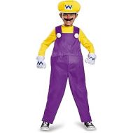 할로윈 용품Disguise Wario Deluxe Super Mario Bros. Nintendo Costume, Medium/7-8