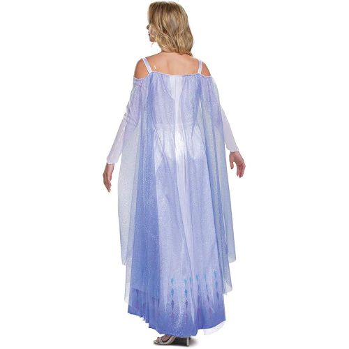  할로윈 용품Disguise Frozen Snow Queen Elsa Deluxe Costume for Women