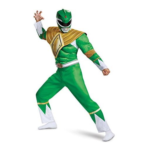  할로윈 용품Disguise Power Rangers Mens Green Ranger Costume