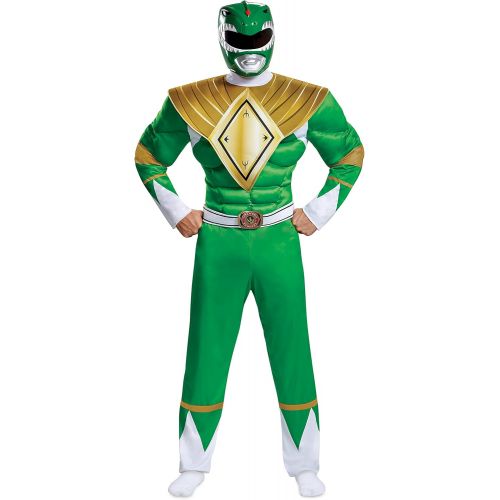  할로윈 용품Disguise Power Rangers Mens Green Ranger Costume