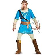 Disguise Legend of Zelda Link Breath of The Wild Mens Deluxe Costume