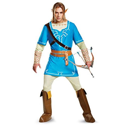  할로윈 용품Disguise Legend of Zelda Link Breath of The Wild Mens Deluxe Costume