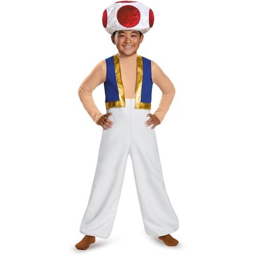  할로윈 용품Disguise Toad Deluxe Costume, Small (4-6)