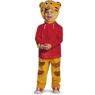할로윈 용품Disguise Daniel Tigers Neighborhood Daniel Tiger Deluxe Toddler Costume, Small/2T