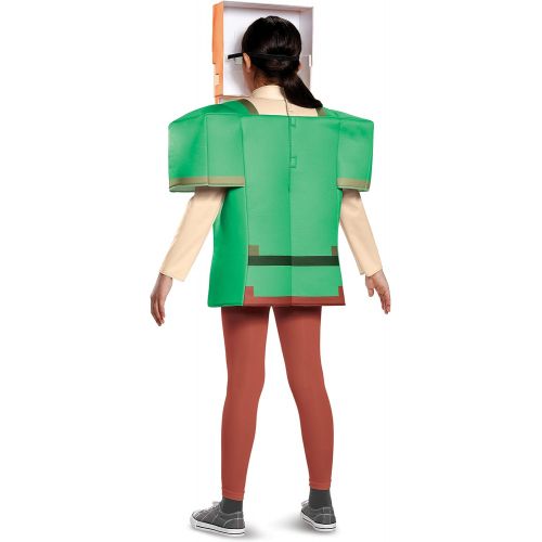  할로윈 용품Disguise Alex Classic Minecraft Costume, Multicolor, Medium (7-8)