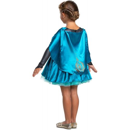  할로윈 용품Disguise Anna Costume for Girls, Official Queen Anna Frozen 2 Tutu Dress for Toddlers