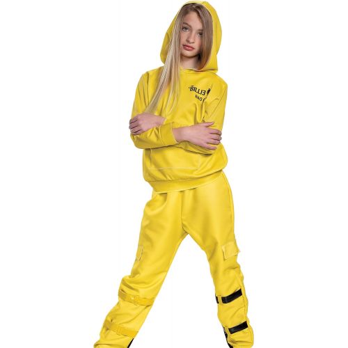  할로윈 용품Disguise Billie Eilish Classic Yellow Costume for Kids