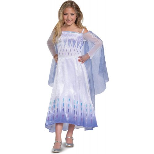  할로윈 용품Disguise Frozen Snow Queen Elsa Deluxe Costume for Kids