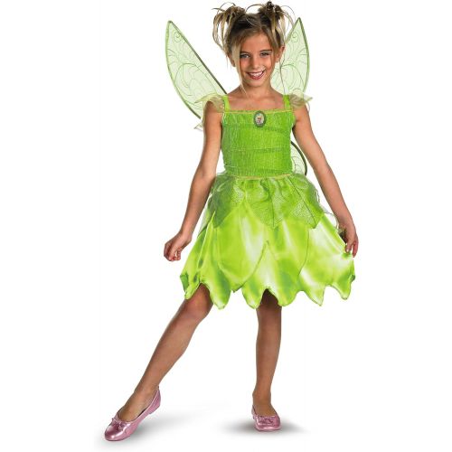  할로윈 용품Disguise Disney Tinker Bell and The Fairy Rescue Classic Girls Costume One Color, Medium/7-8