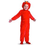 할로윈 용품Disguise Sesame Street Elmo Comfy Fur Boys Costume, Large/4-6