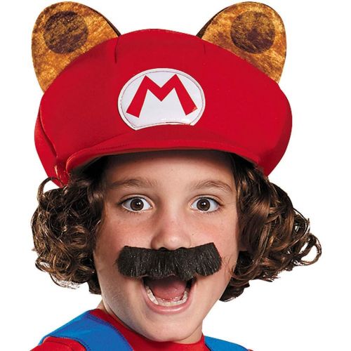  할로윈 용품Disguise Mario Raccoon Deluxe Super Mario Bros. Nintendo Costume, Small/4-6