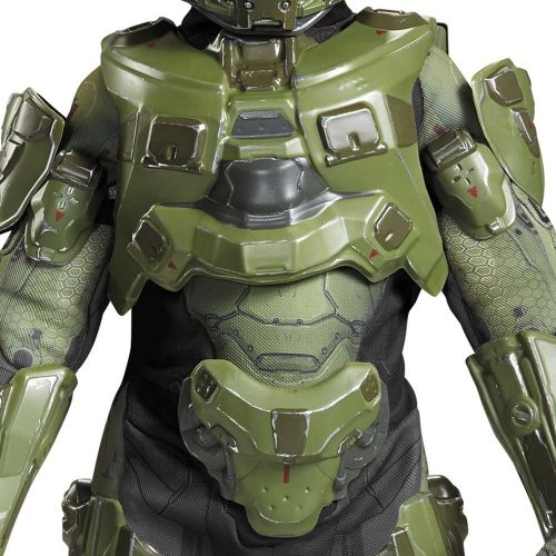  할로윈 용품Disguise Master Chief Ultra Prestige Halo Microsoft Costume, Large/10-12