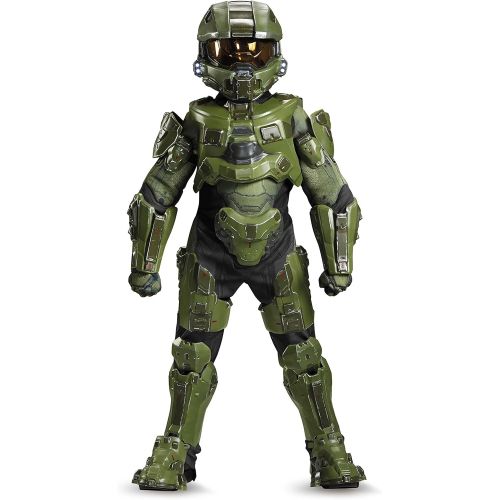  할로윈 용품Disguise Master Chief Ultra Prestige Halo Microsoft Costume, Large/10-12