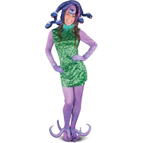  할로윈 용품Disguise Adult Monsters Inc Celia Mae Costume for Women Small