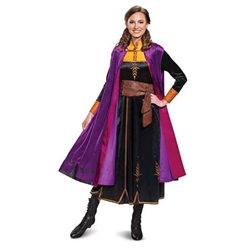  할로윈 용품Disguise Disney Frozen 2 Deluxe Anna Womens Costume