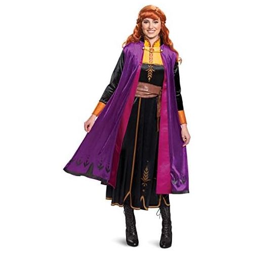  할로윈 용품Disguise Disney Frozen 2 Deluxe Anna Womens Costume