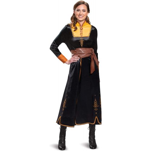  할로윈 용품Disguise Disney Frozen 2 Deluxe Anna Womens Costume