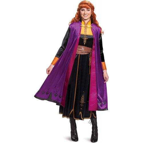  할로윈 용품Disguise Disney Frozen 2 Deluxe Anna Womens Costume