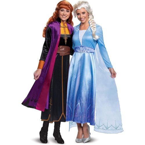  할로윈 용품Disguise Disney Frozen 2 Deluxe Anna Womens Costume
