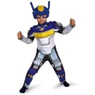 Disguise Boys Transformers Chase Rescue Bots Toddler Muscle Costume, 4-6