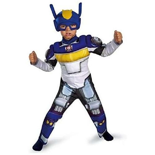  할로윈 용품Disguise Boys Transformers Chase Rescue Bots Toddler Muscle Costume, 4-6