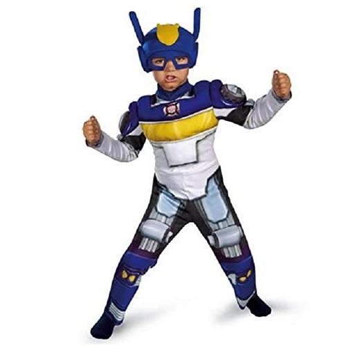  할로윈 용품Disguise Boys Transformers Chase Rescue Bots Toddler Muscle Costume, 4-6