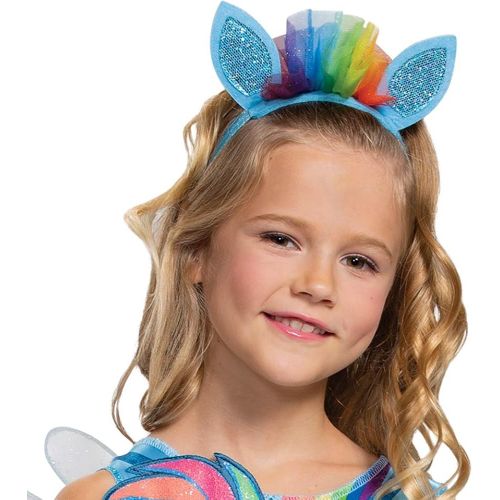  할로윈 용품Disguise Rainbow Dash My Little Pony Costume for Girls, Childrens Character Dress Outfit