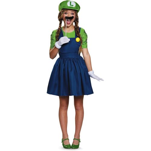  할로윈 용품Disguise Womens Luigi Dress Costume