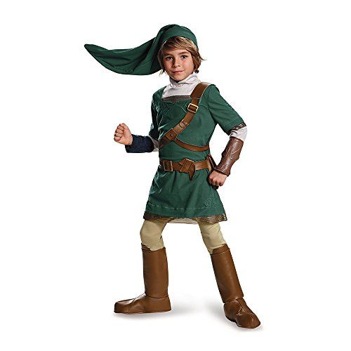  할로윈 용품Disguise Link Prestige Legend of Zelda Nintendo Costume, X-Large/14-16