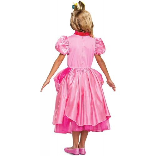  할로윈 용품Disguise Girls Super Mario Deluxe Princess Peach Costume