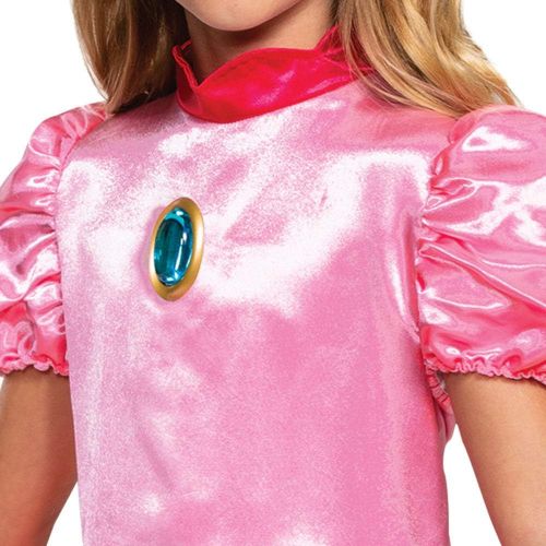  할로윈 용품Disguise Girls Super Mario Deluxe Princess Peach Costume