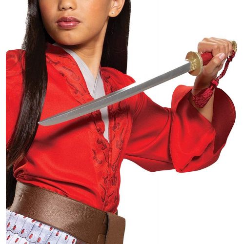  할로윈 용품Disguise Mulan Girls Deluxe Hero Red Costume