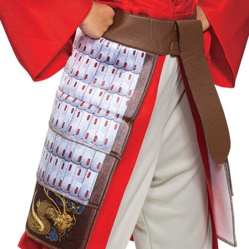  할로윈 용품Disguise Mulan Girls Deluxe Hero Red Costume