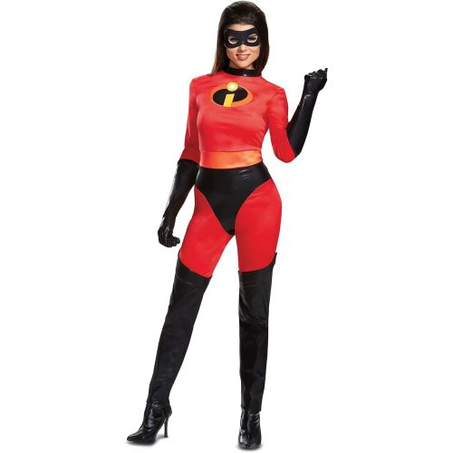  할로윈 용품Disguise Womens Mrs. Incredible Skirted Deluxe Adult Costume