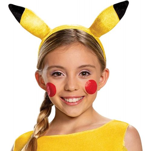  할로윈 용품Disguise Pokemon Pikachu Costume for Girls, Deluxe Character Outfit