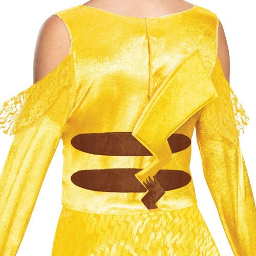  할로윈 용품Disguise Pokemon Pikachu Costume for Girls, Deluxe Character Outfit