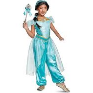 Disguise Aladdin Live Action Deluxe Girls Jasmine Costume