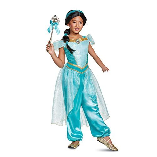  할로윈 용품Disguise Aladdin Live Action Deluxe Girls Jasmine Costume