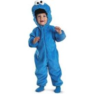 할로윈 용품Disguise Cookie Monster Deluxe Two-Sided Plush Jumpsuit Costume - Medium (3T-4T)