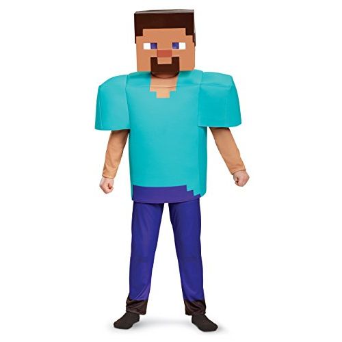  할로윈 용품Disguise Steve Deluxe Minecraft Costume, Multicolor, Medium (7-8)