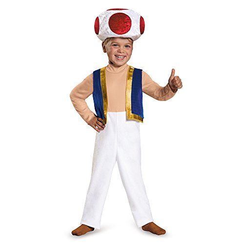  할로윈 용품Disguise Toad Toddler Costume, Medium (3T-4T)