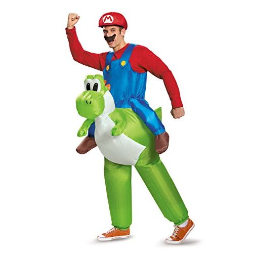  할로윈 용품Disguise Mario Riding Yoshi Adult Costume Standard