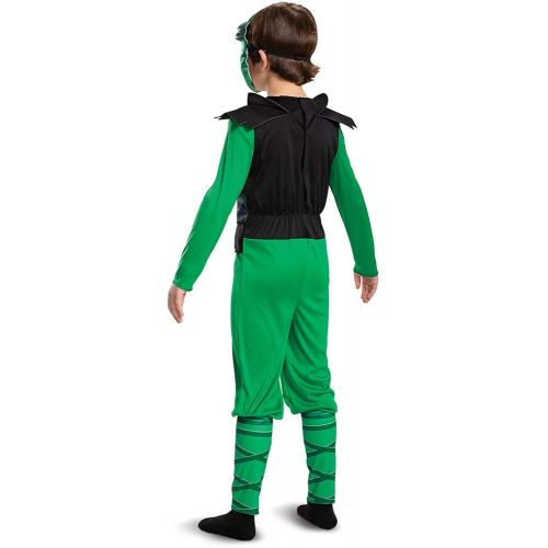  할로윈 용품Disguise Lloyd Costume for Kids, Classic Lego Ninjago Legacy Themed Childrens Charcter Jumpsuit