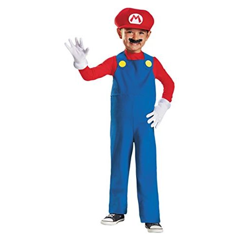  할로윈 용품Disguise Toddler Mario Costume 3T/4T