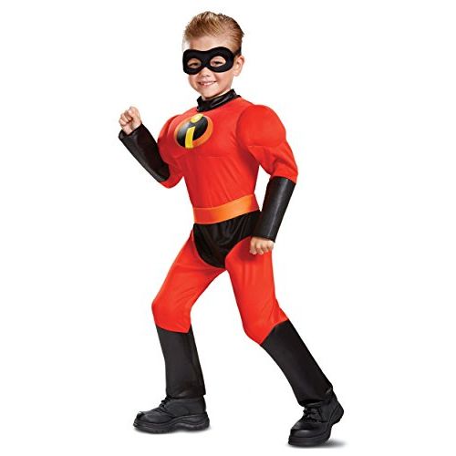  할로윈 용품Disguise Disney Incredibles 2 Classic Dash Muscle Toddler Costume