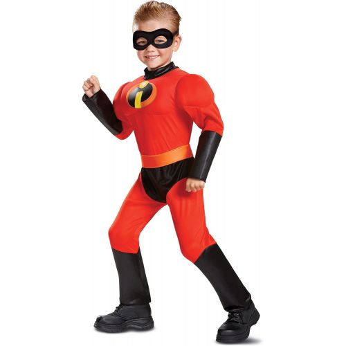  할로윈 용품Disguise Disney Incredibles 2 Classic Dash Muscle Toddler Costume