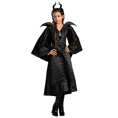  할로윈 용품Disguise Girls Deluxe Black Maleficent Christening Gown Costume Size 10/12